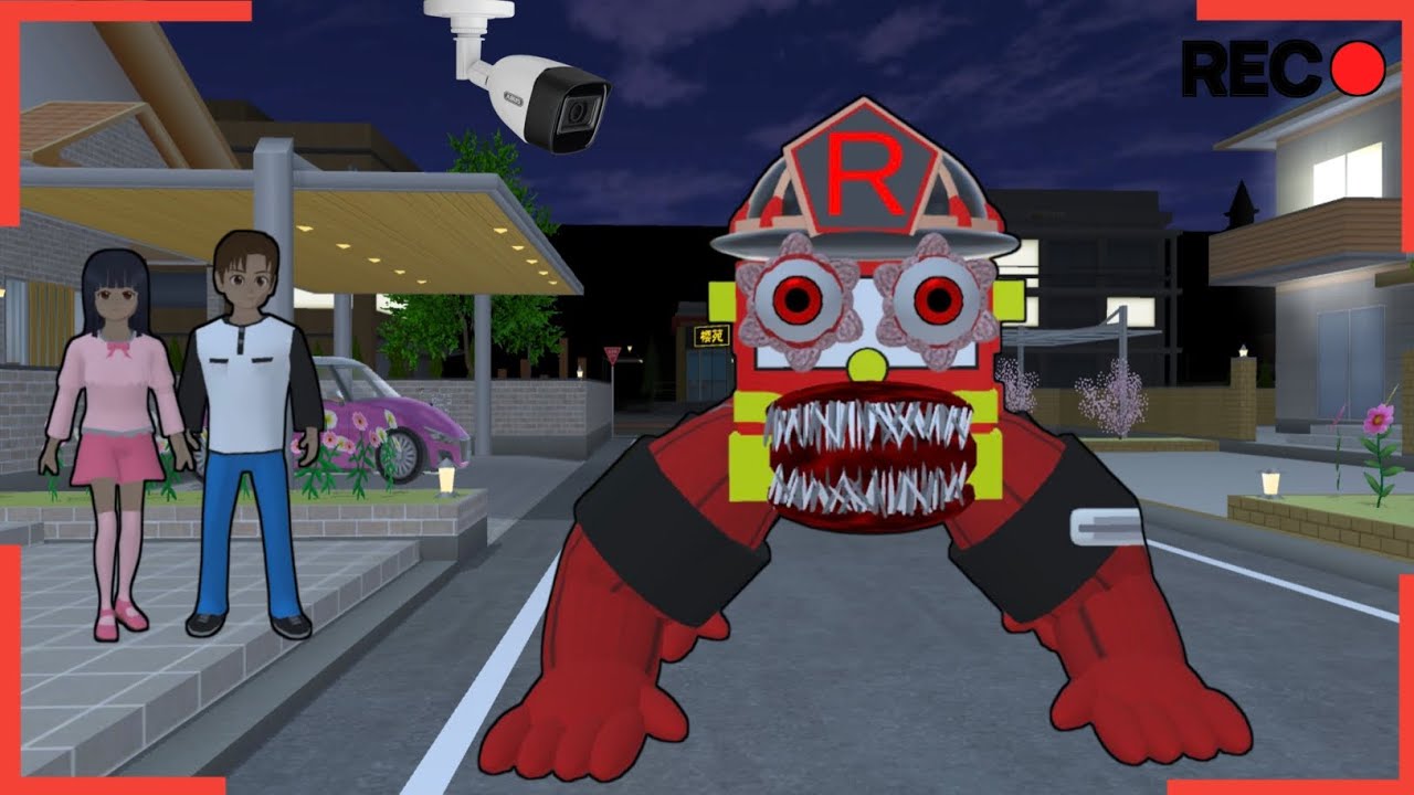 There's Horror Secret Place Monsters Robocar Red Haunted Yuta Mio 😱 SAKURA SCHOOL SIMULATOR