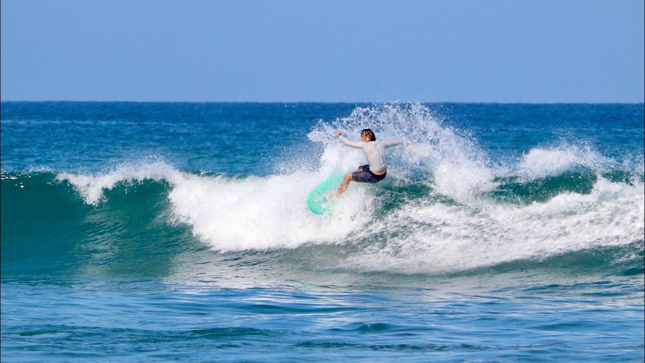 SURFING LONG WAVES ON THE CATCH SURF 54 SPECIAL (RAW POV)