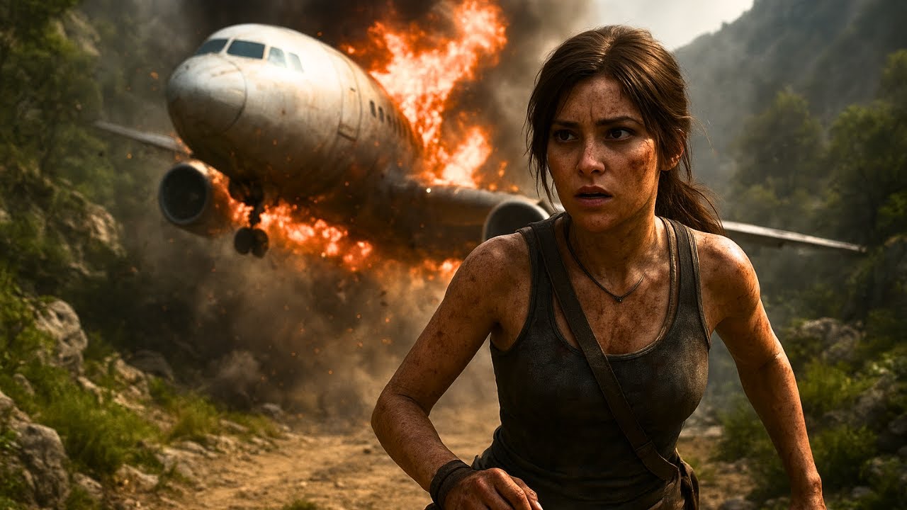 Tomb Raider &ndash; Epic Plane Crash Scene ( No Commentary )