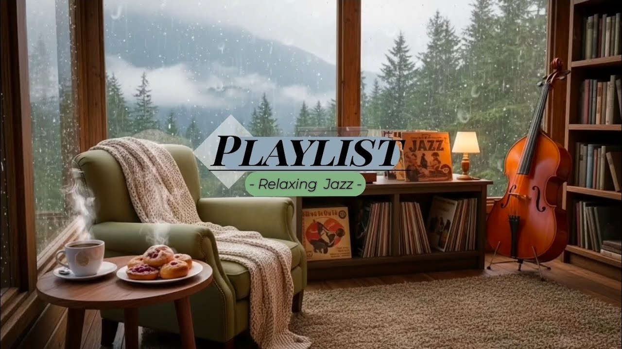 [Playlist] 🌧️ 비 오는 창가에 앉아, 빗소리와 함께 릴렉싱 재즈 (Rainy Window Antique House Relaxing Jazz)☕