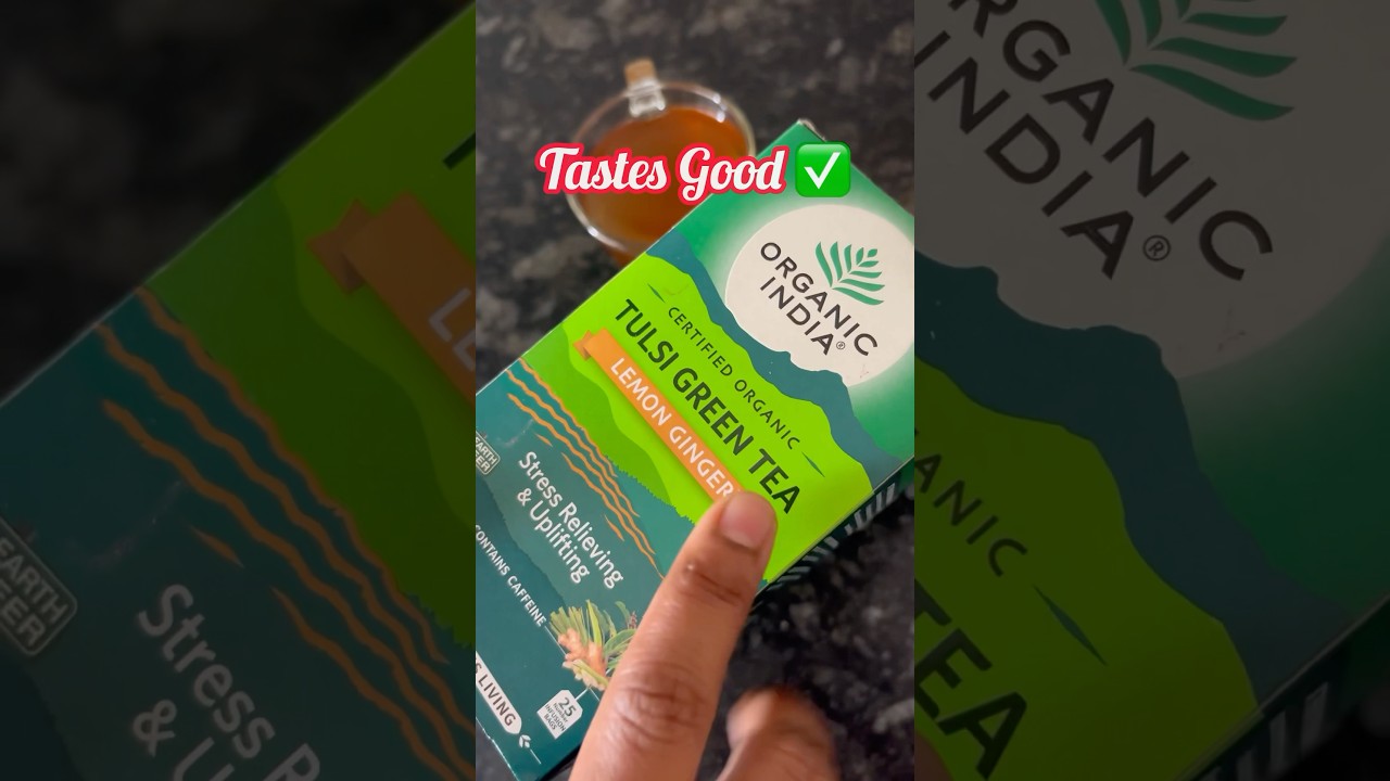 ORGANIC TULSI GREEN TEA #shortsfeed #shorts #tulsigreentea #greentea