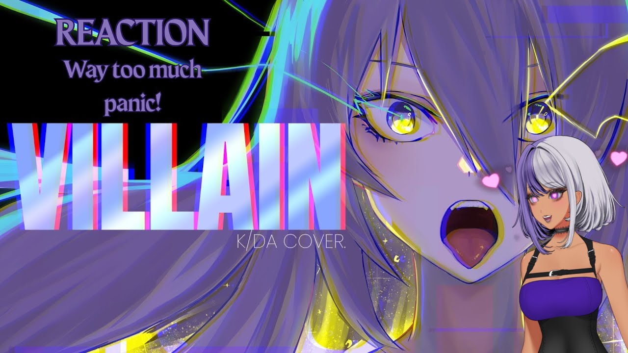 [Паника вокруг этого события очень сильна] VTuber реагирует на кавер Муны Хошиновой на песню K/DA...