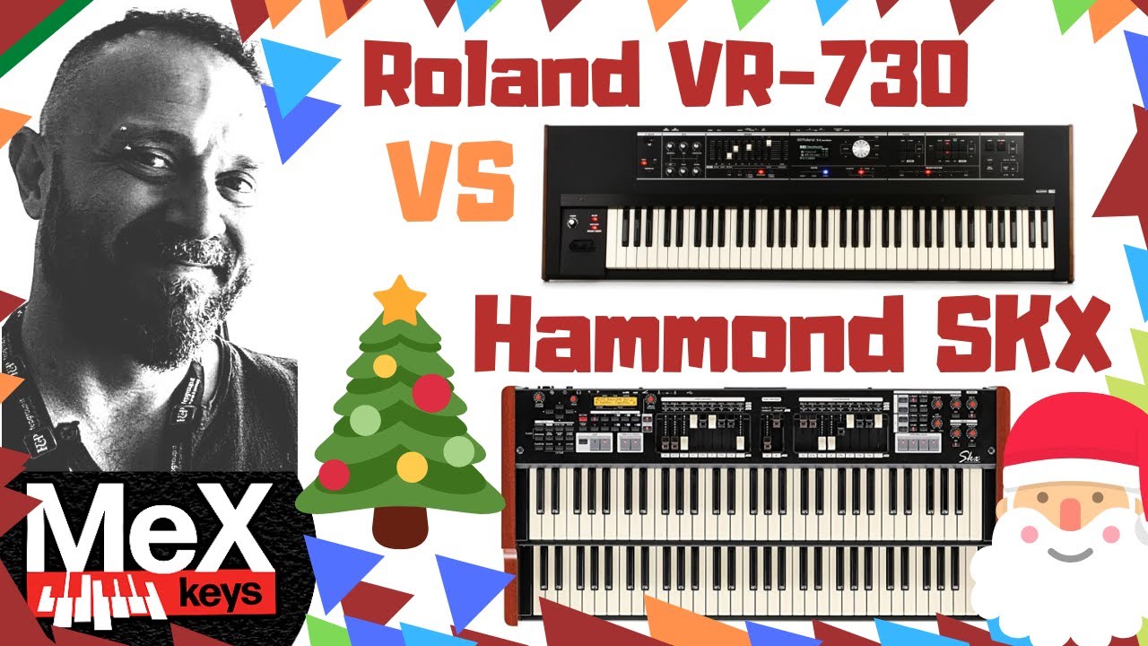 Roland VR 730 vs Hammond SKX by MeX @marcoballa (Subtitles)