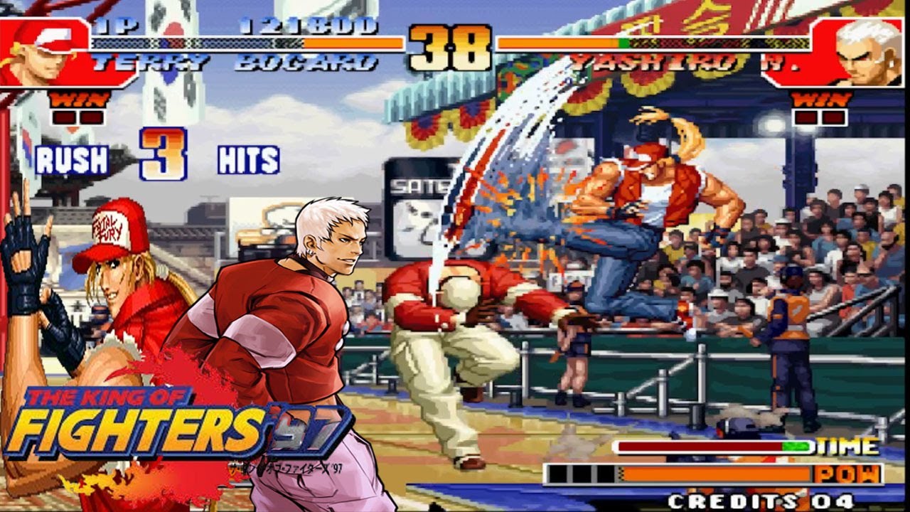 KOF 97 Gameplay | Terry Bogard vs Yashiro Nanakase | Classic Arcade Fight