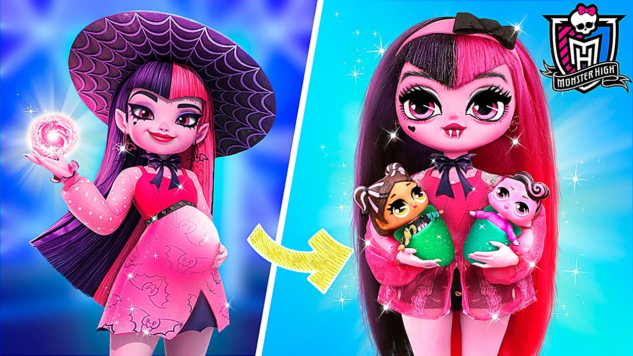 Monster High: Draculaura Dorasta / 30 Rzeczy dla LOL Surprise OMG Które Zrobisz Samemu