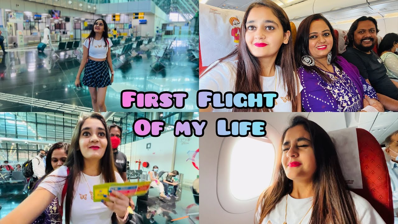 😱 OMG! My Lifes First  Aeroplane ✈️ Journey 😍 Family Trip to Delhi frm Small City | Bindass Kavya