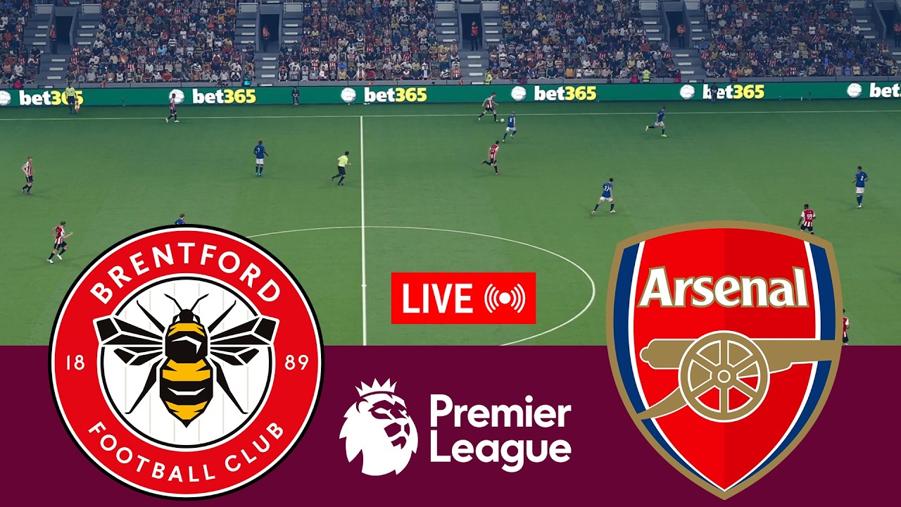 [LIVE] Brentford vs Arsenal Premier League 25/26 Full Match - Video Game Simulation
