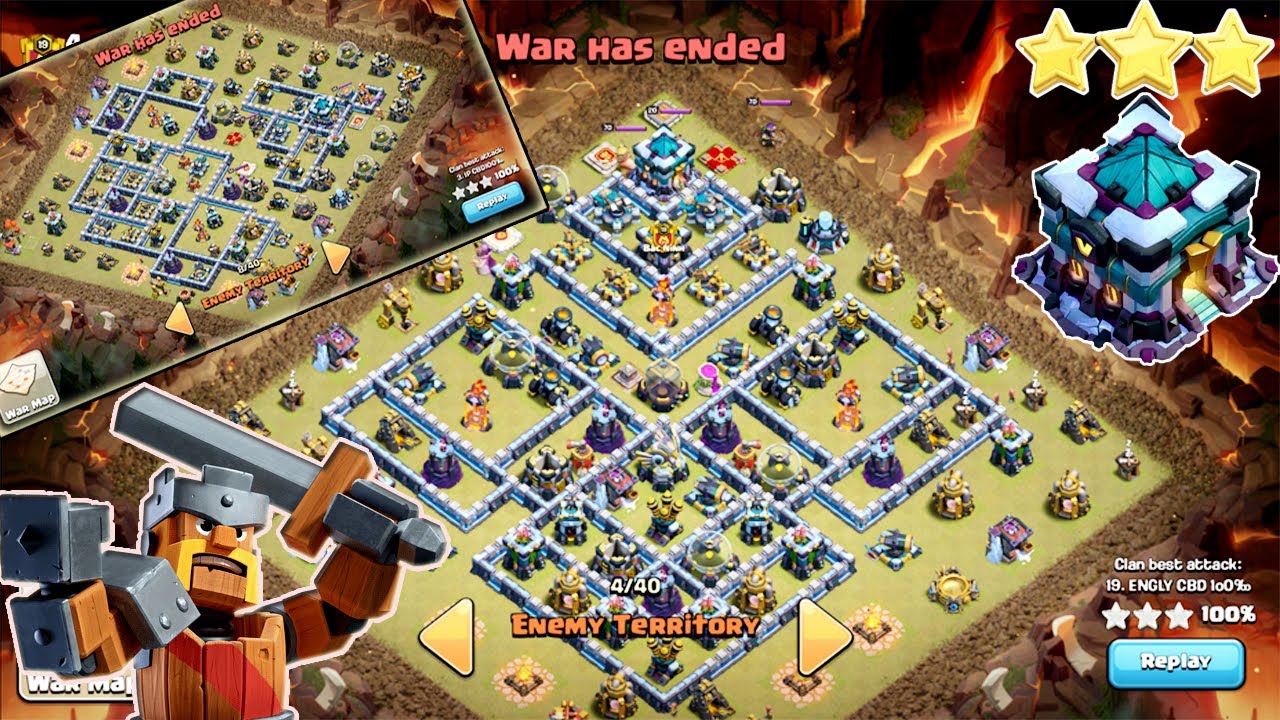 TH13 Popular Bases! Hybrid Attack TH13 | Hogs Miner Attack Strategy 3 star TH13 ( clash of clans )