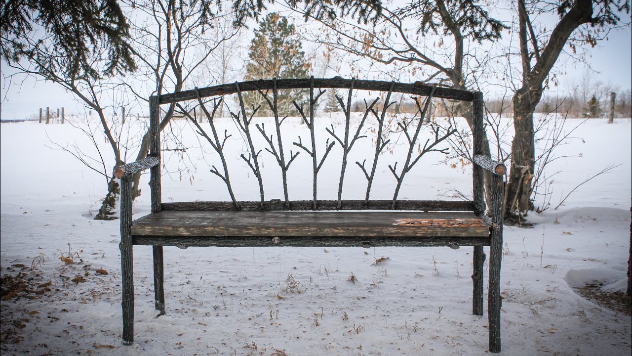 3 Artists Collaborate & Make a Welded Metal Art & Carved Wood Memorial Bench - Therapy in Nature