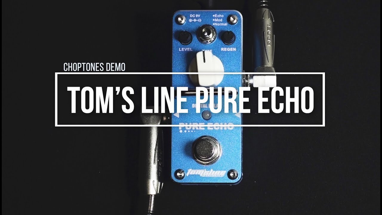 Tom's Line Pedals | APE-3 Pure Echo | Playthrough (Echo Digital Delay Pedal)
