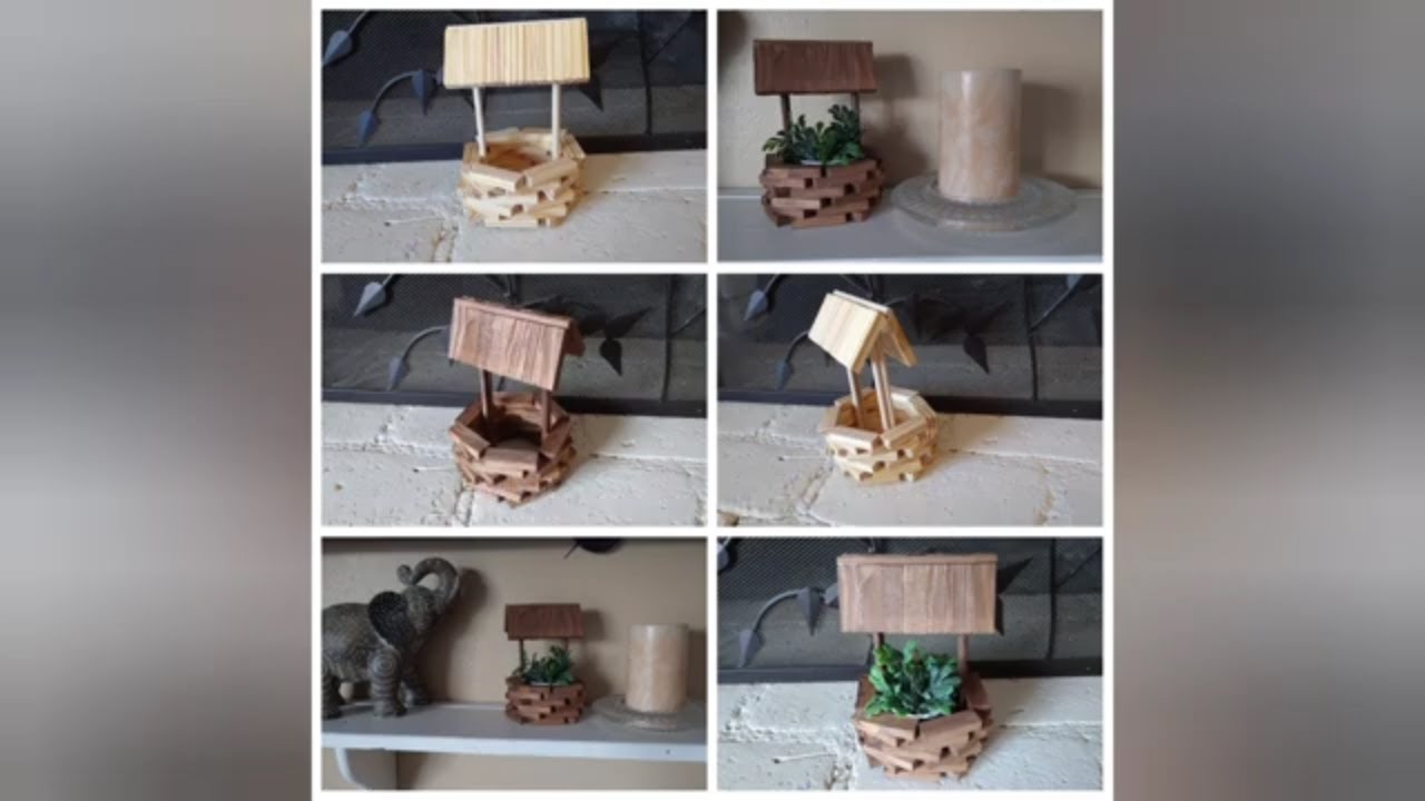 Small Wooden Wishing Well