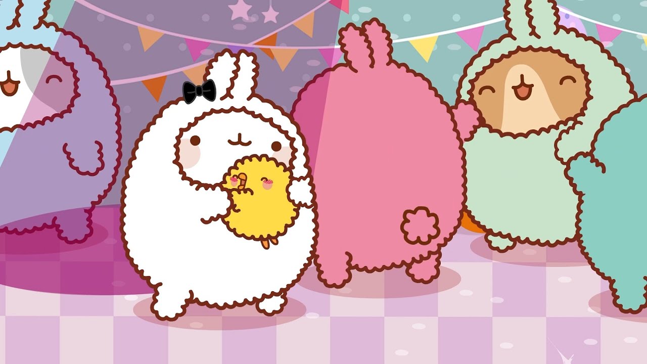 The Cutest Party Guests Ever - Molang and Piu Piu | Funny Compilations For Kids