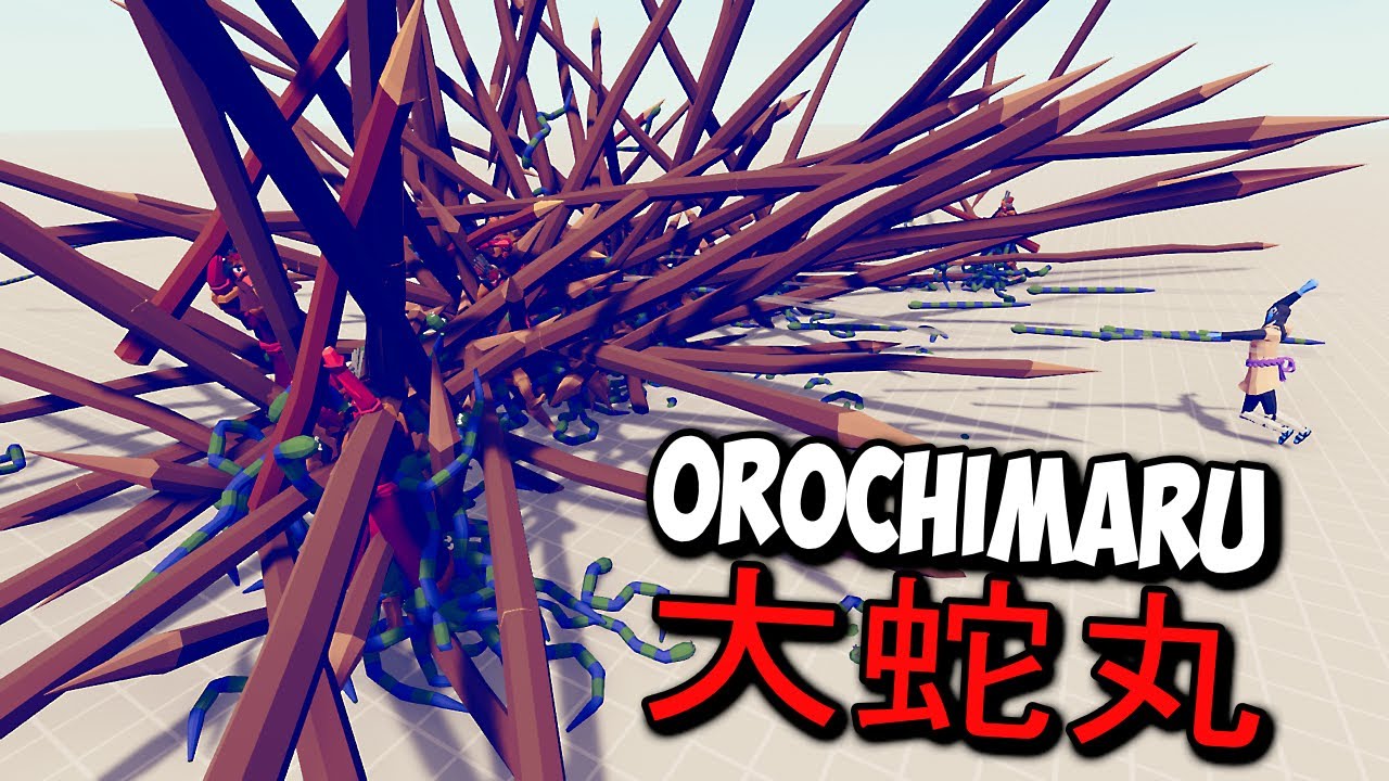 Snake Hell! Orochimaru vs Every Faction - TABS Unit Creator Update