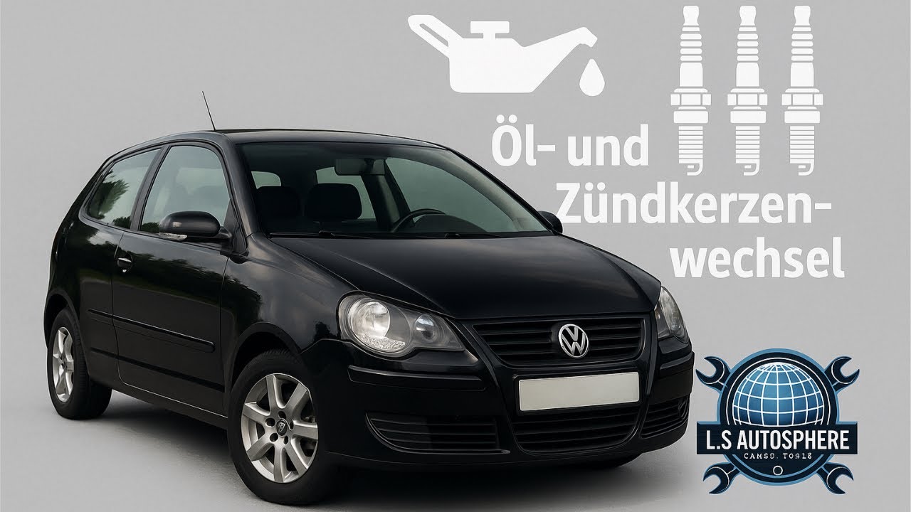 VW Polo 9N3 1.2 Inspektion | Öl- und Zündkerzenwechsel | inkl. Werkzeugen und Drehmomenten