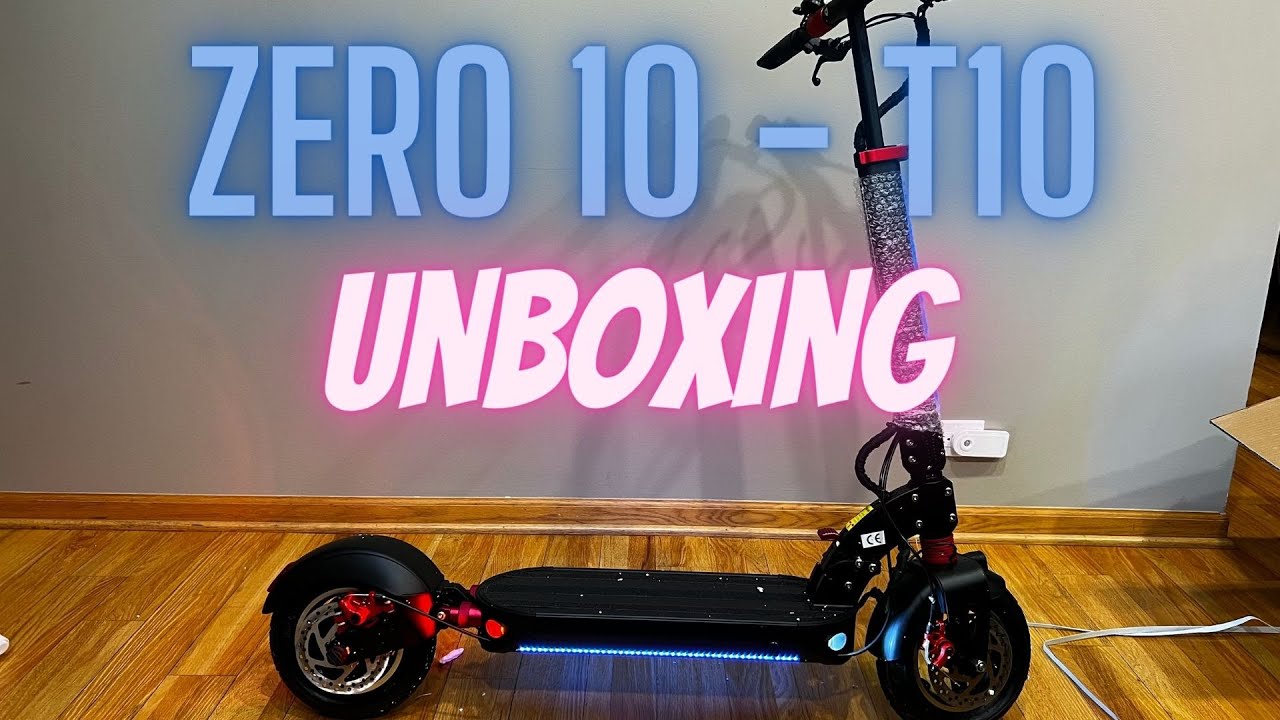 ZERO 10 | T10 | Apollo Explore | Electric Scooter 52V 18.2AH Unboxing
