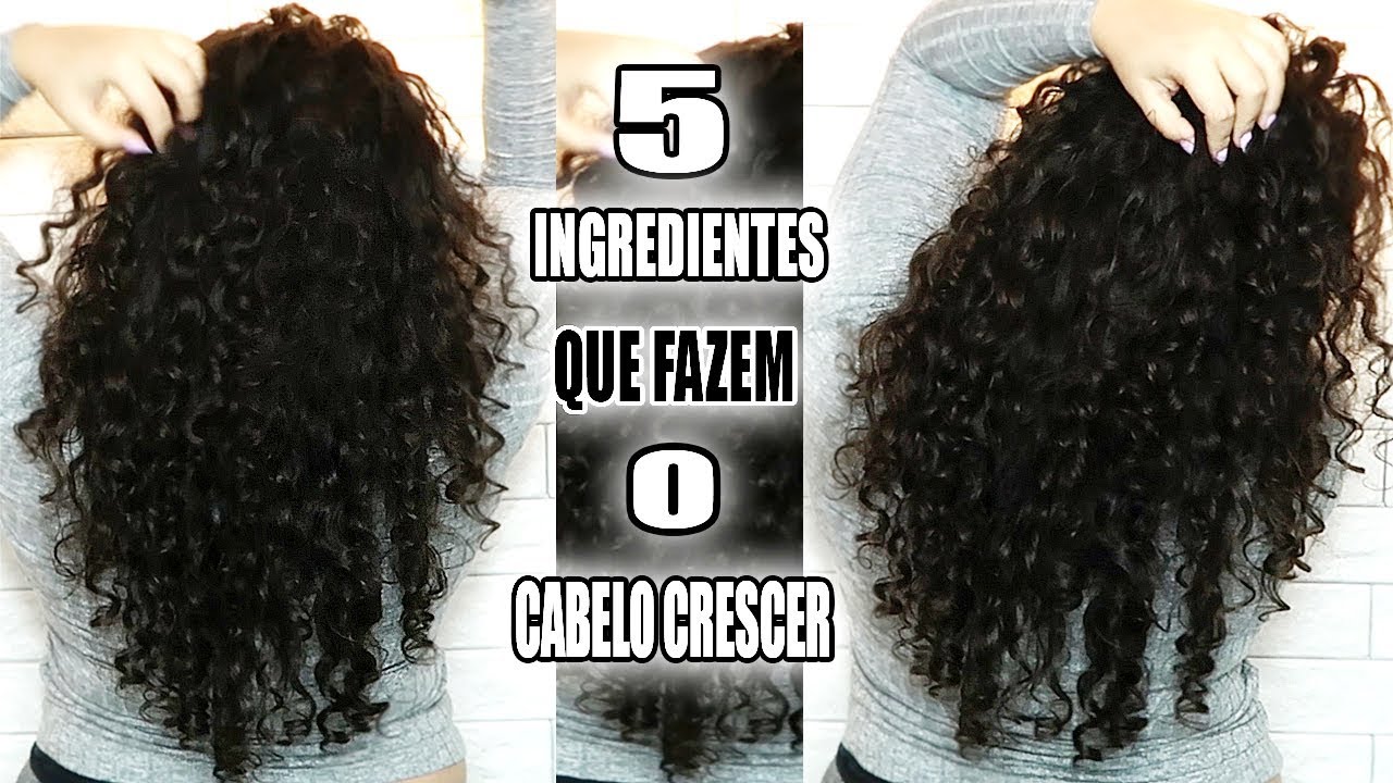 5 INGREDIENTES CASEIROS QUE VÃO FAZER SEU CABELO CRESCER MUITO!