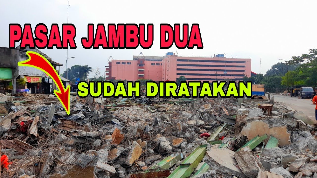 BONGKAR‼️PASAR JAMBU DUA BOGOR TINGGAL KENANGAN