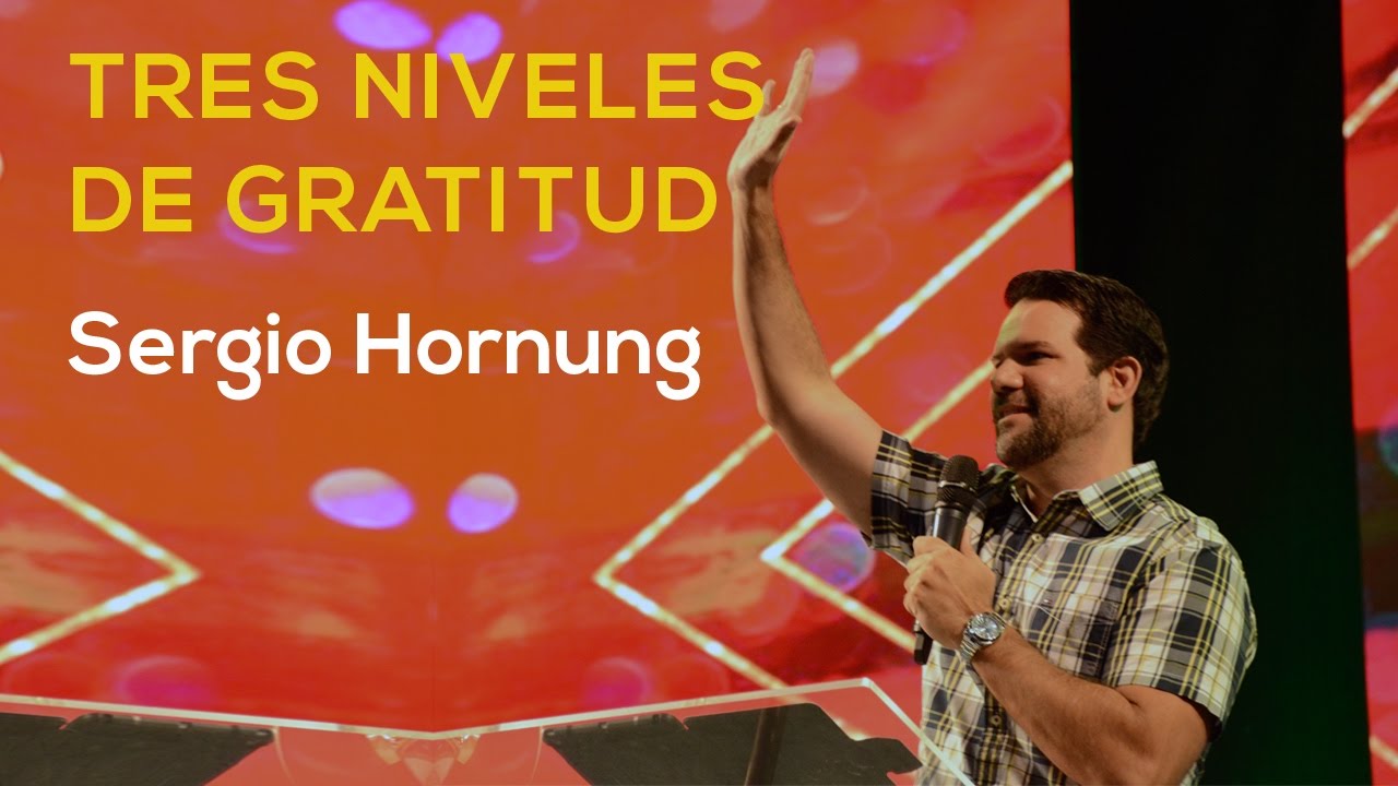 TRES NIVELES DE GRATITUD - SERGIO HORNUNG