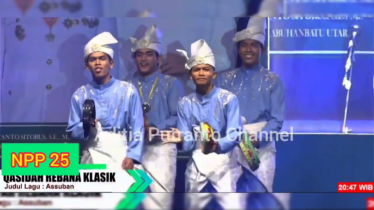 Nasyid Putra NPP 25 di MTQ Kabupaten Labuhanbatu Utara 2024