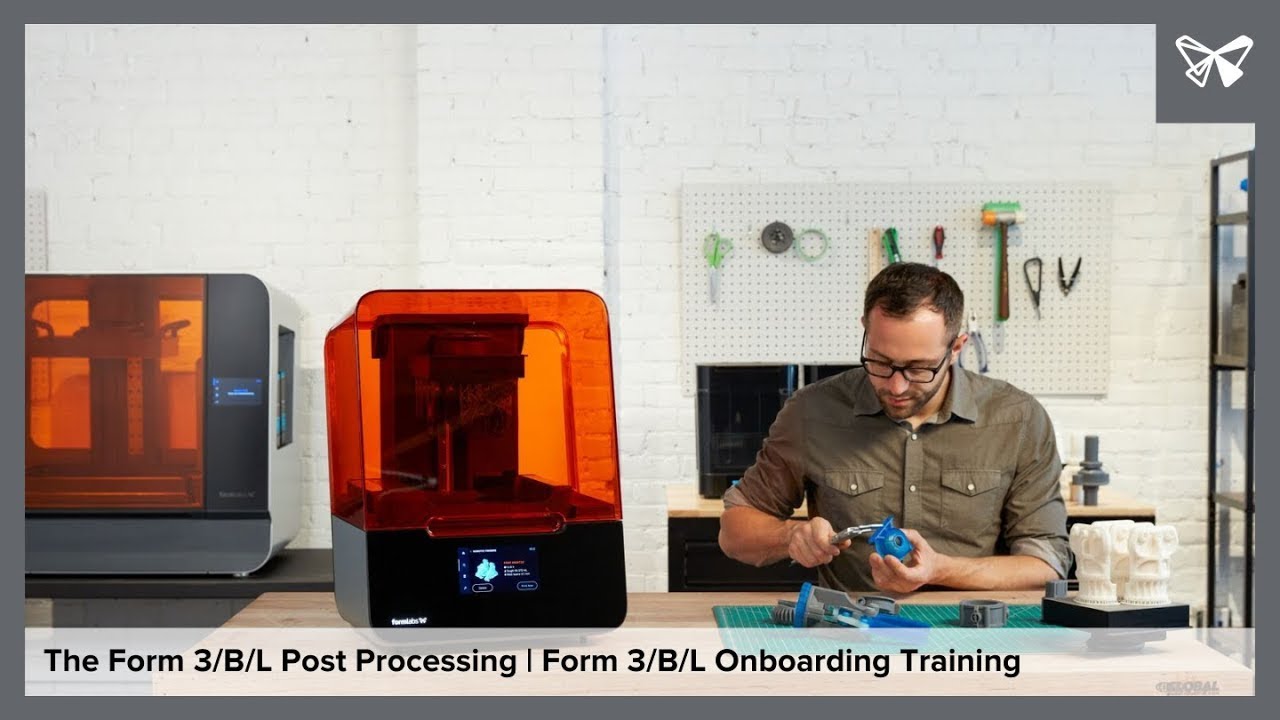 Post-Processing with the Form 3, Form 3B, and Form 3L | Wash, Dry, Cure & Support Removal