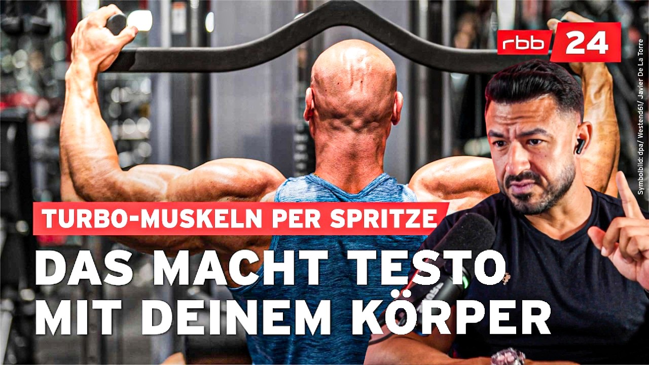 Er nimmt kein Anabolika sondern macht ne Testosteron-Kur! RBB katastrophen Reaktion
