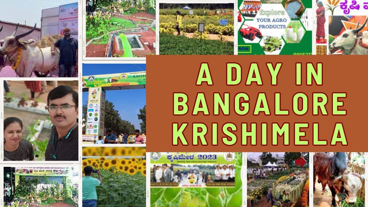 ಕೃಷಿ ಮೇಳ 2023 | KRISHI MELA Bangalore Agriculture Expo 2023 #gkvk #krishimela #agriculture #farming