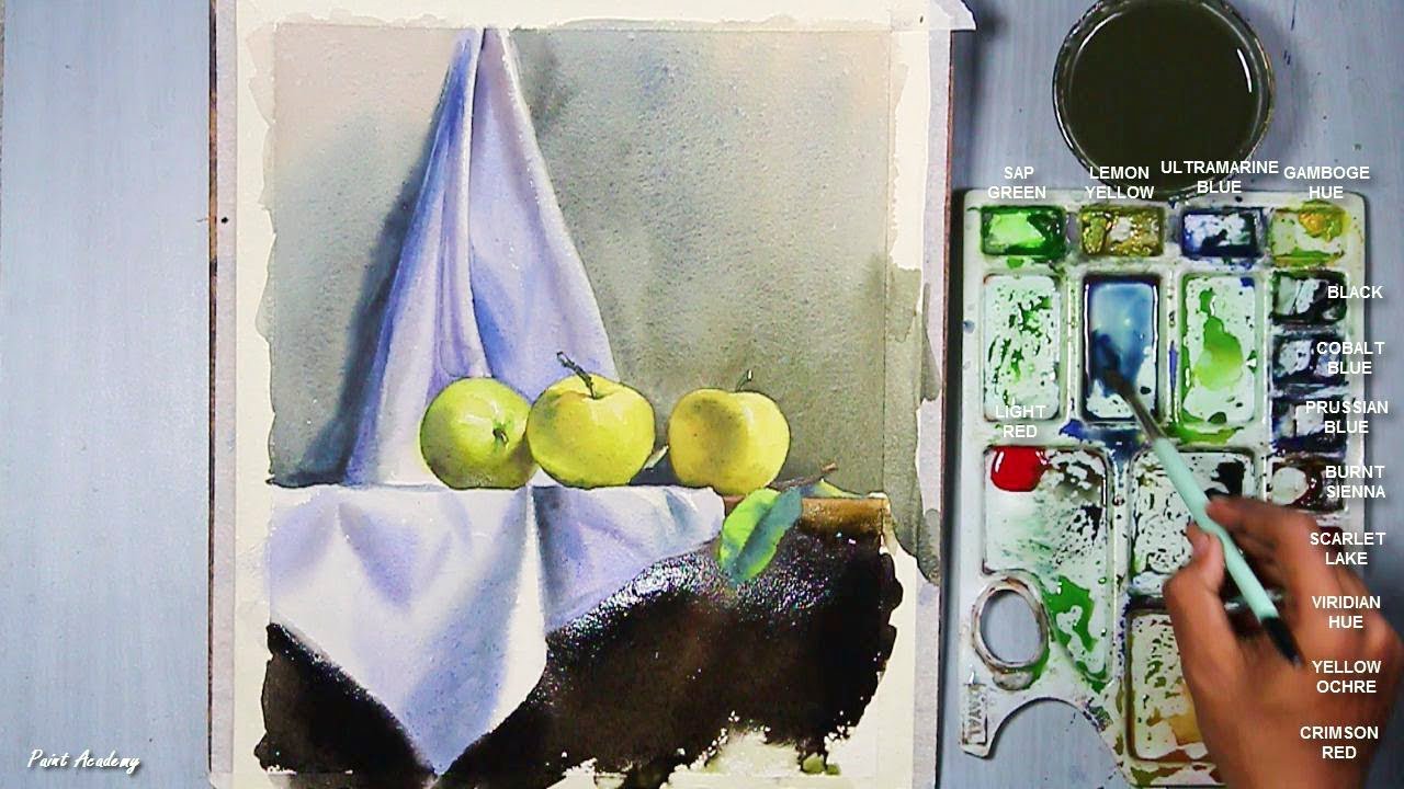 Painting A Realistic Still Life in Watercolor | Episode-3