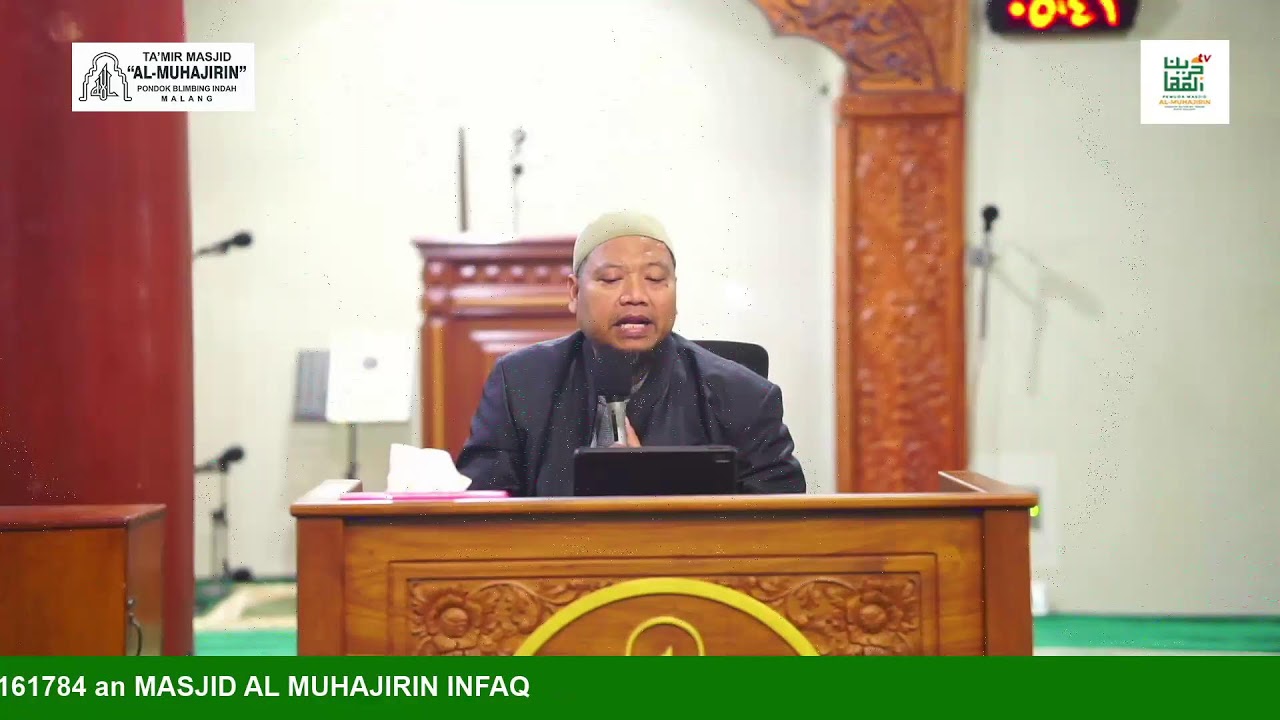 Kajian Rutin setiap Jumat Pagi oleh Ust. Dr. Muhammad Yahya Ph.D