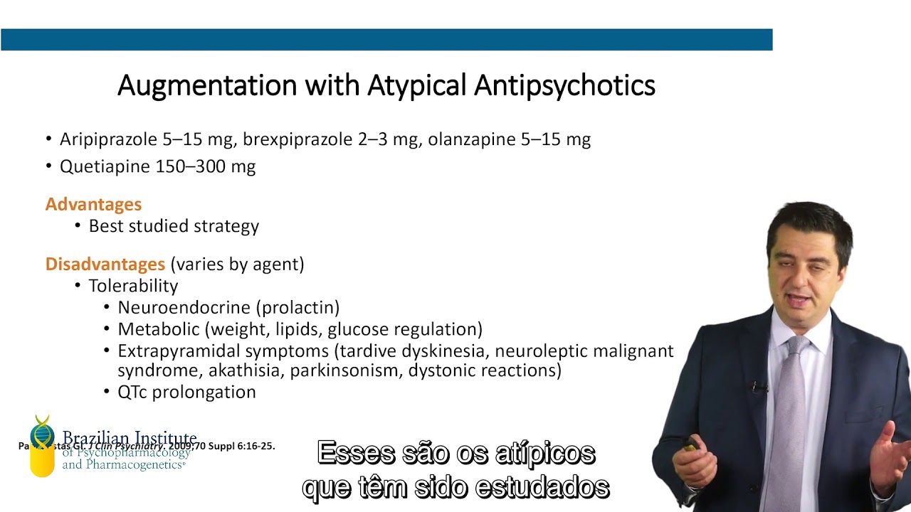 Tratamentos adjuvantes para depressão - Metilfolato? - Prof Papakostas - Harvard