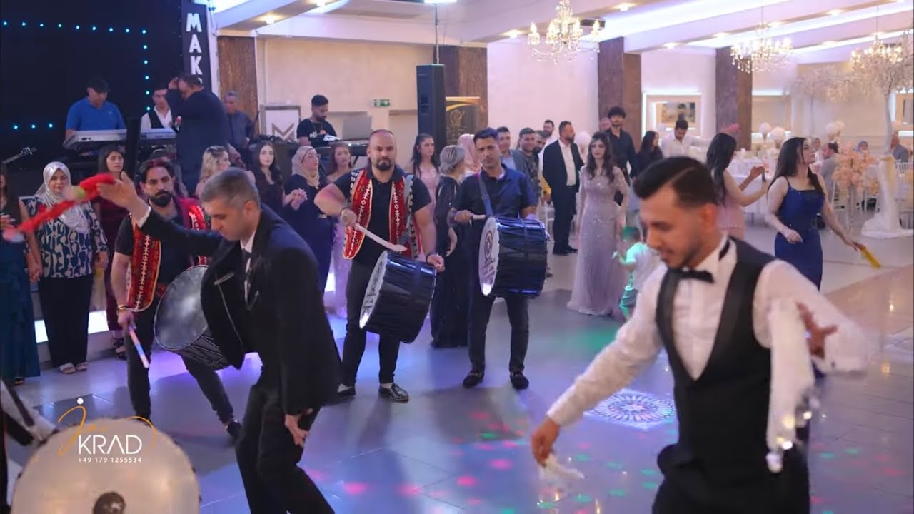 اجمل رقصة بين الاخوين سليم و داود اعراس عفرين (راجو) في المانيا (كولن) العروسين 