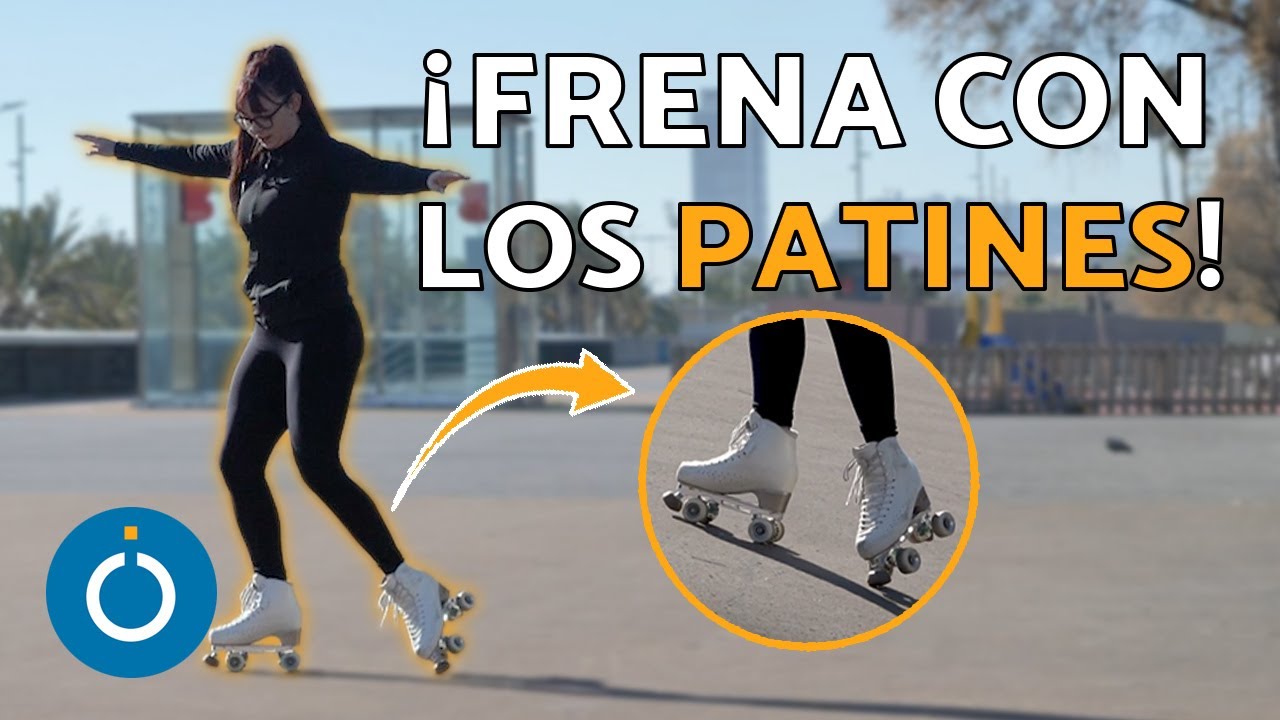 Como FRENAR con PATINES de 4 RUEDAS 🛑 Formas de Frenar con Patines de 4 Ruedas