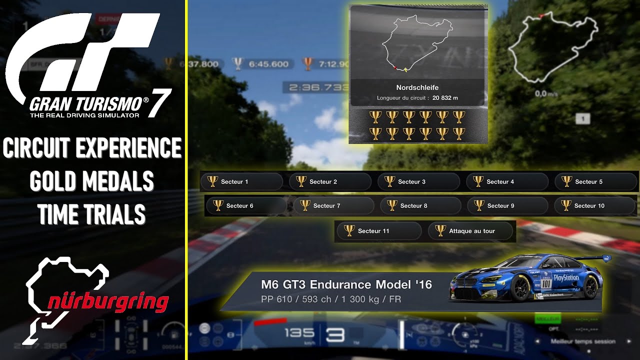 NURB NORDSCHLEIFE CIRCUIT EXPERIENCE Gran Turismo 7 - GOLD MEDALS TIME TRIAL - PS5 GAMEPLAY [4K]