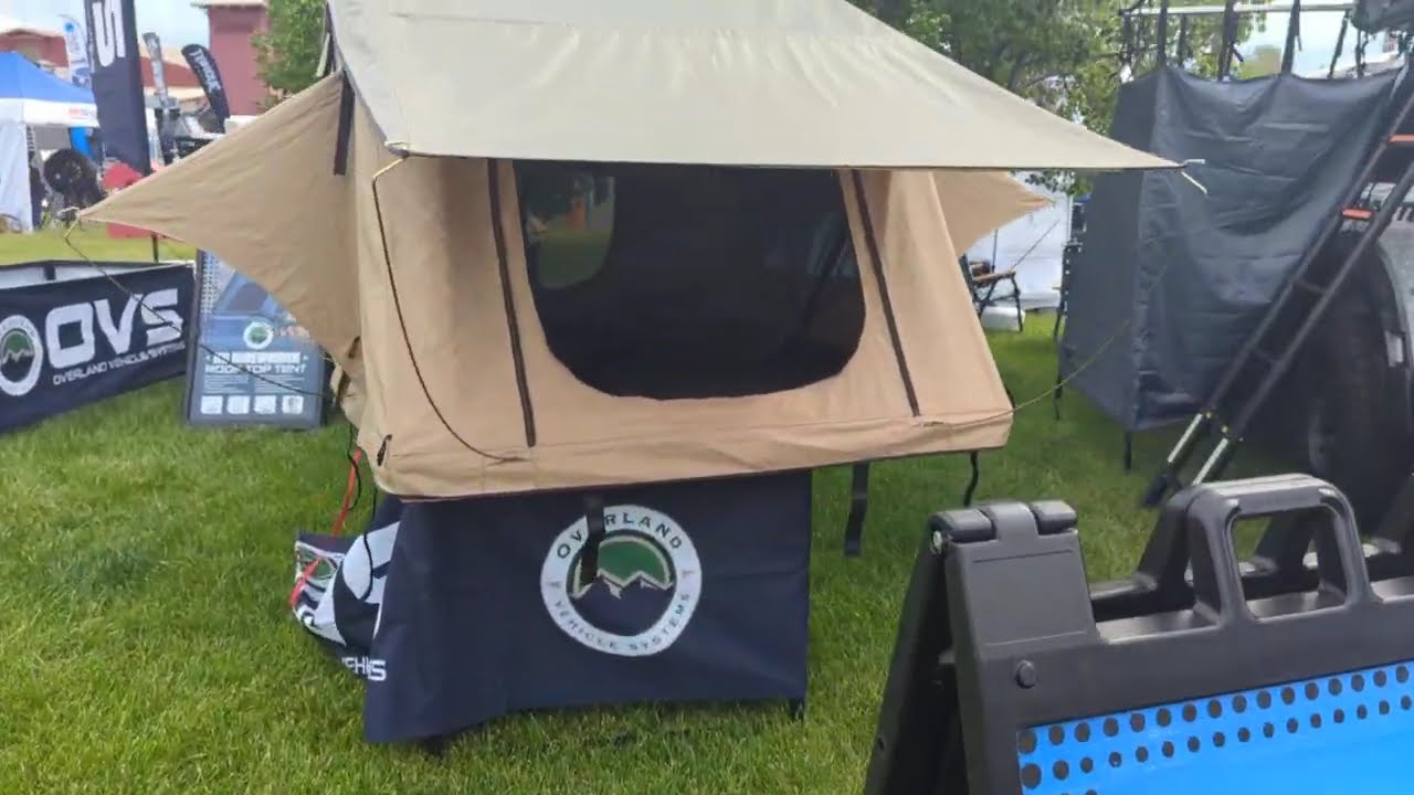 Overland Vehicle Systems TMBK Rooftop Tent Quick Walk through