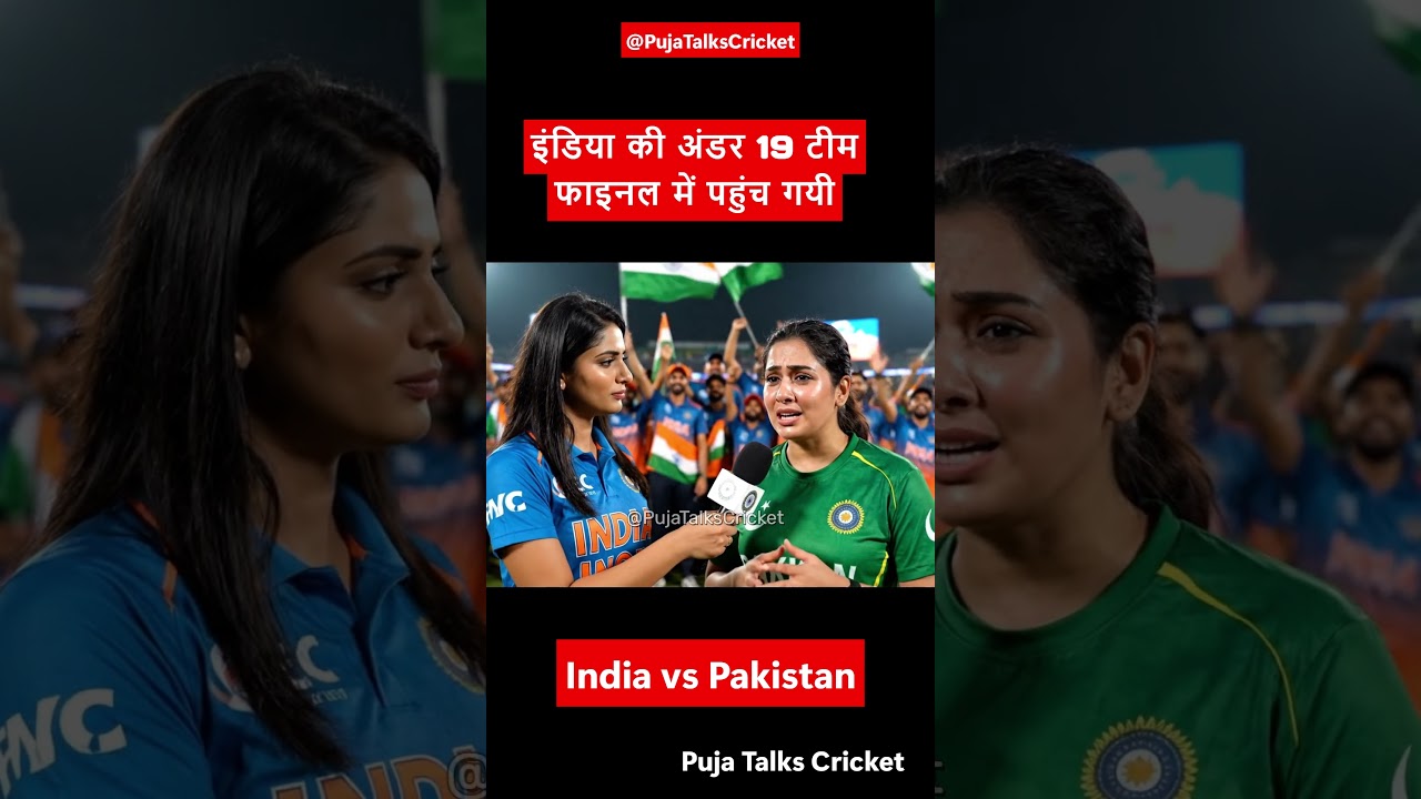 In the India U-19 Final, Pakistani Woman Says 'We are the first ones out!' 😢