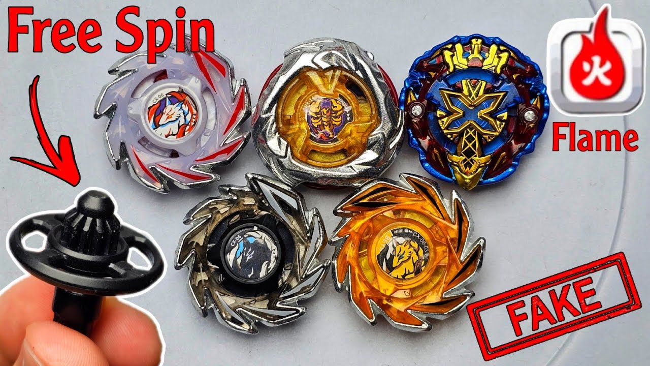 FREE SPINNING DISK BALL?! Fake Flame Brand Beyblade X Beys Review