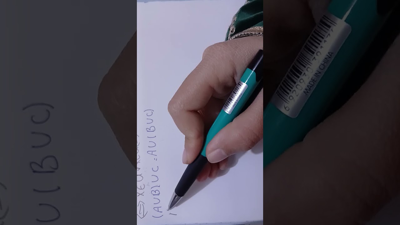 شرح مادة اسس الرياضيات الفصل الثاني المجموعات المحاضرة 1 الجزء 2 (مبرهنات الاتحاد) 