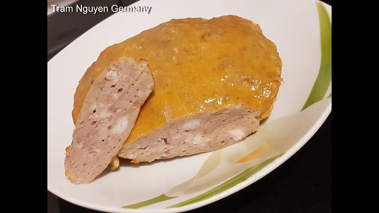 Cách làm CHẢ LỤA TÔM ngon thơm dễ thành công VIETNAMESE PORK SHRIMP HAM by Tram Nguyen