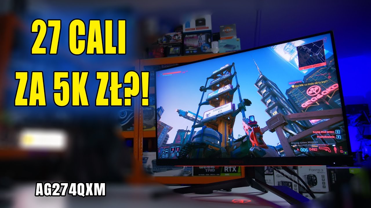 AOC AG274QXM - monitor na IPS i mini ledach ze 170Hz matrycą. TEST