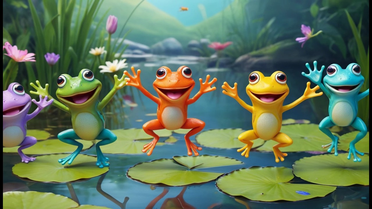 Once Ranitas de Juguete ¡Salten, Salten! | Canción Infantil para Contar y Jugar