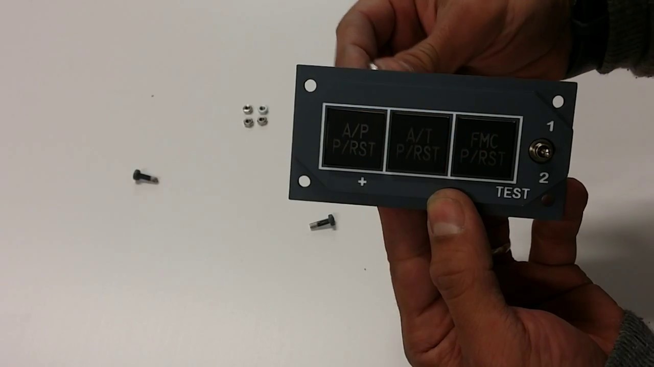 CockpitSimParts AFDS Panel V2 assembly instructions