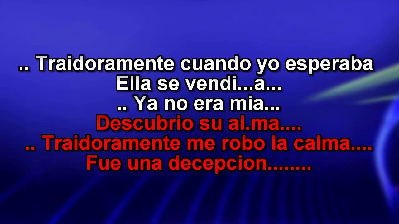 Los Panchos   Traidoramente   Luisfer Karaokes