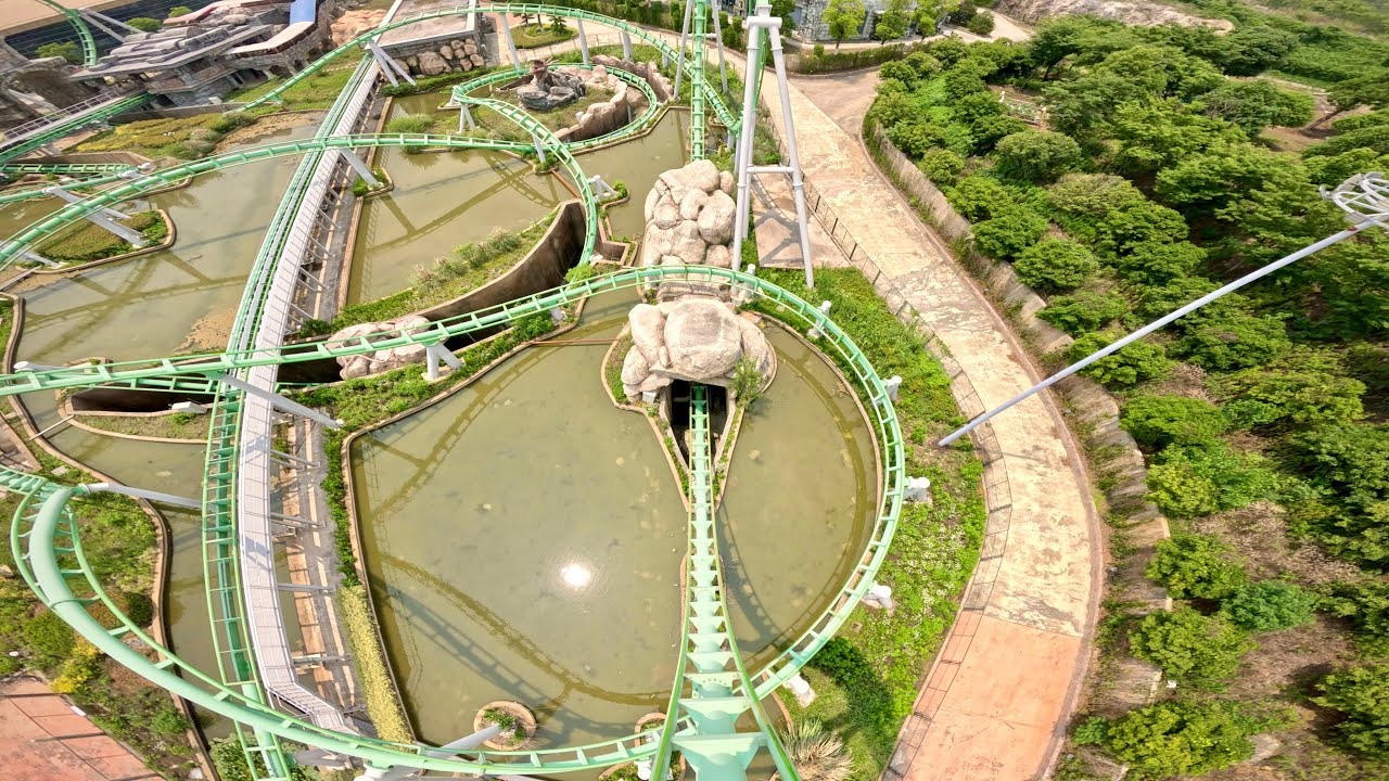 Jungle Dragon 『密林游龙』 on-ride POV (乗車映像) / Huachang Dragon Valley (中国)