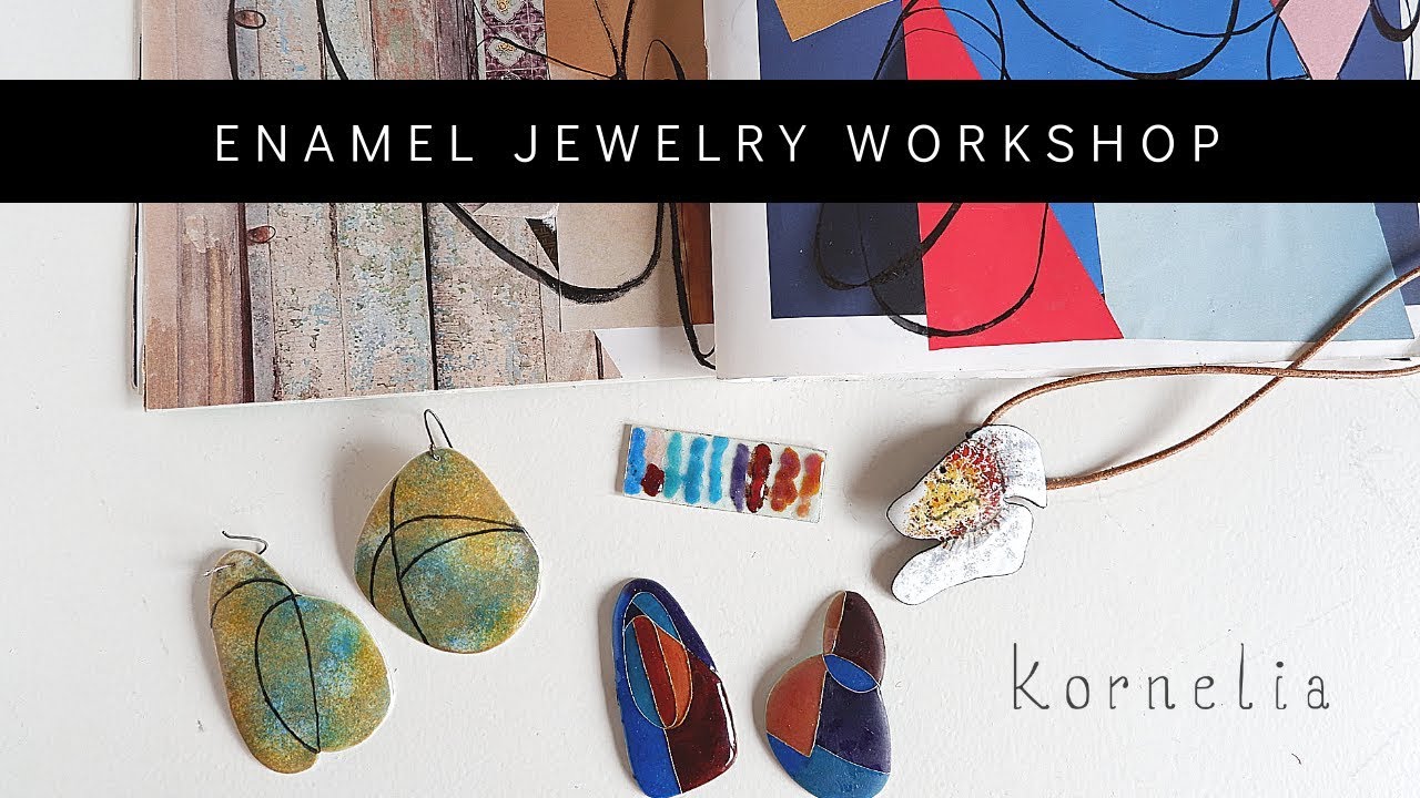 Studio Vlog - Workshops enamel jewelry