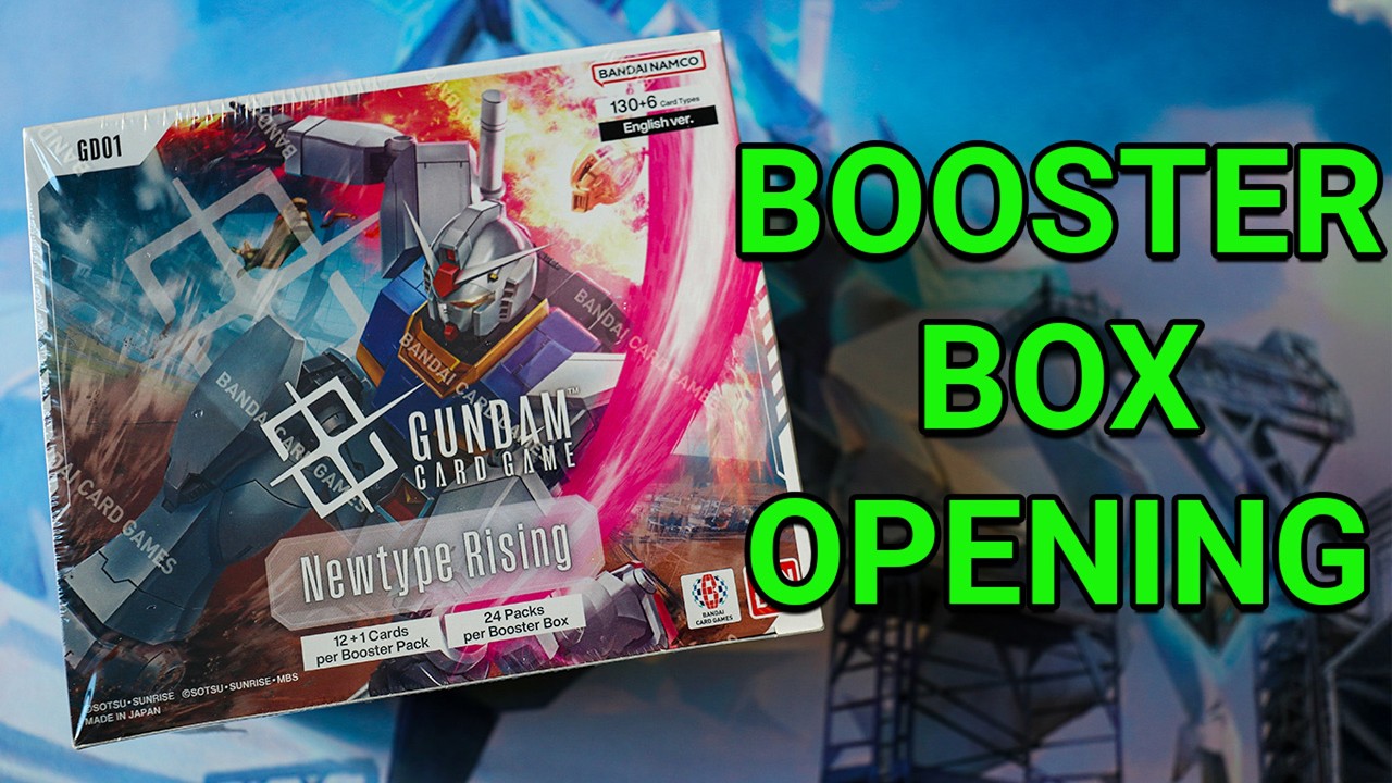 NEW Gundam Booster Box Opening | GD01 Newtype Rising