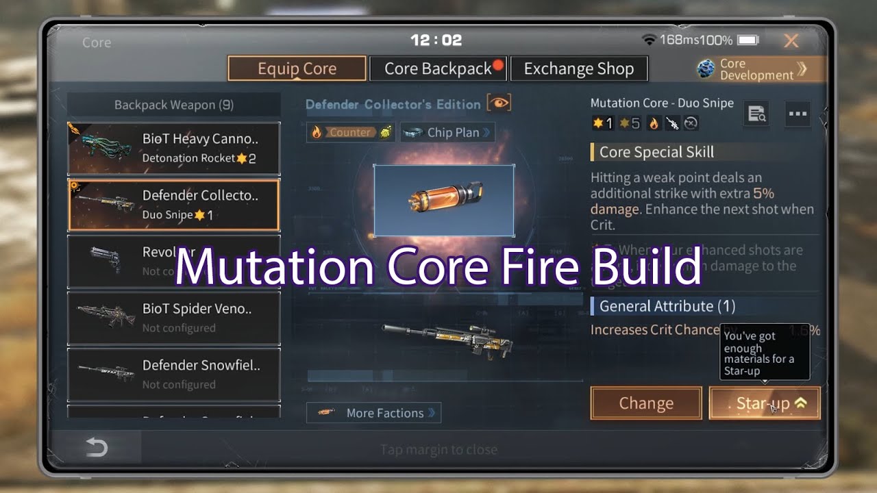 [Lifeafter] Sniper Cert Mutation Core Fire Build. Damage Test Detonation Rocket, Duo Snipe