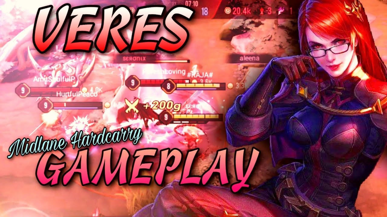 Solo Carry Middle Lane Veres Gameplay | Clash of Titans | CoT | English Voice-over