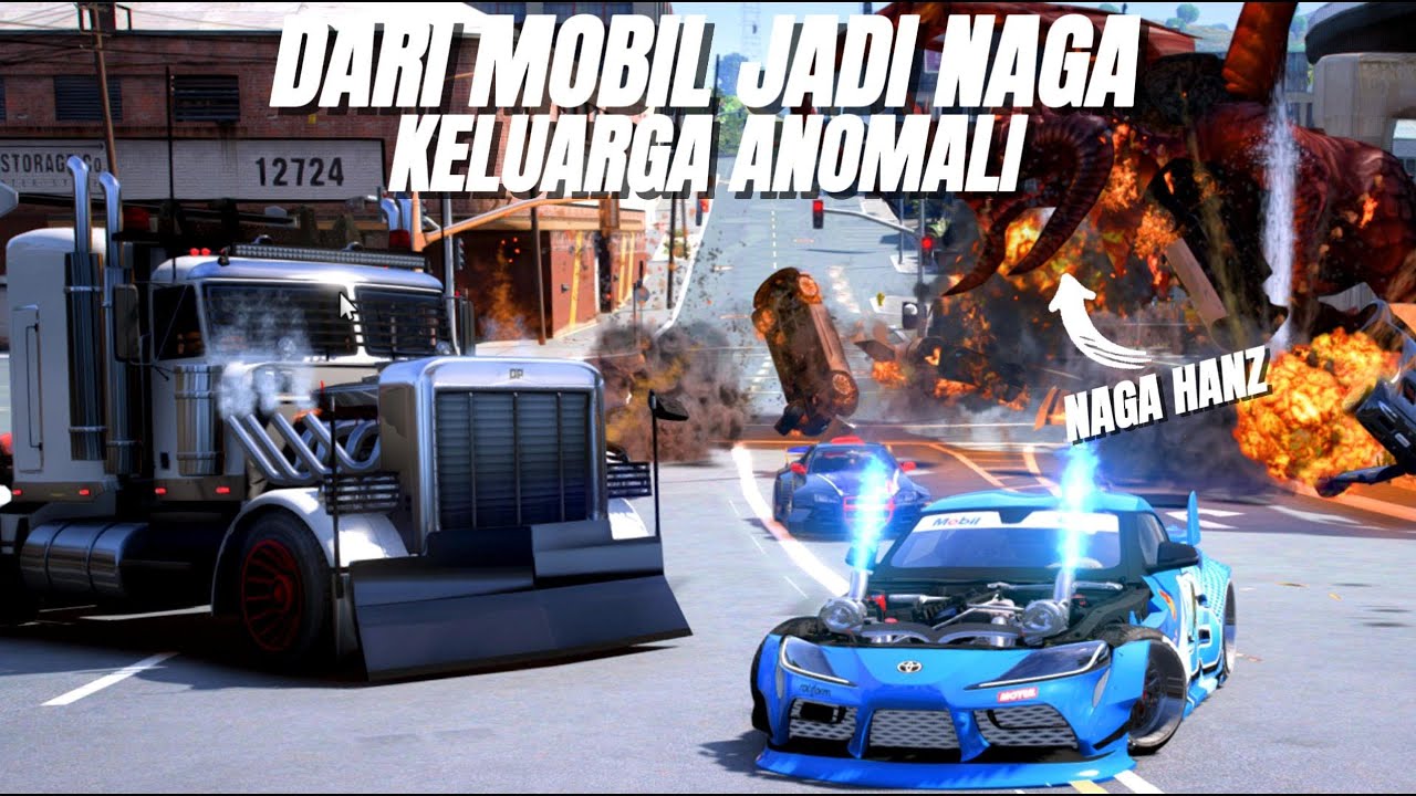 GAK MASUK AKAL! MOBIL HANZ JADI NAGA BESAR - GTA V ROLEPLAY