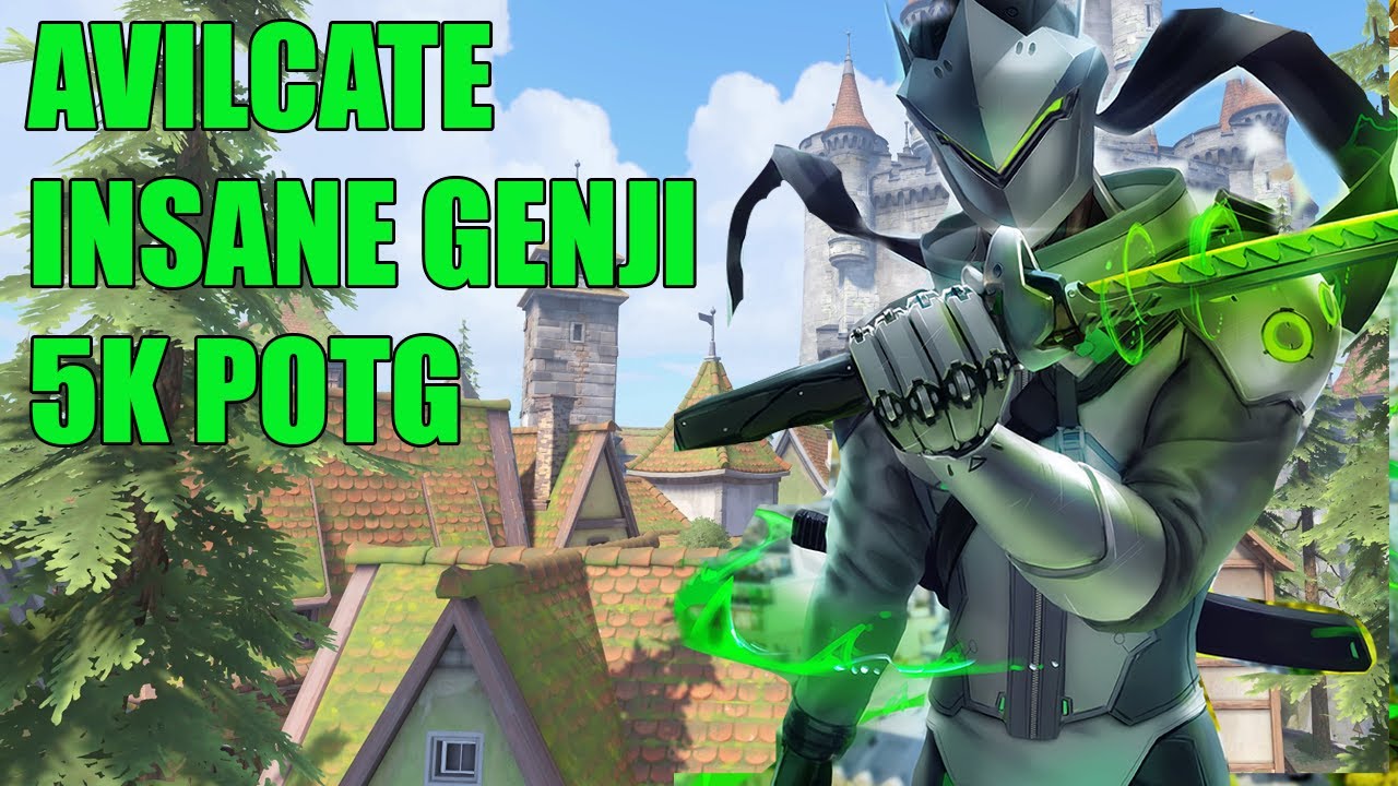 ALVICATE INSANE GENJI GAMEPLAY 5K POTG - GRAND MASTER OVERWATCH SEASON 29