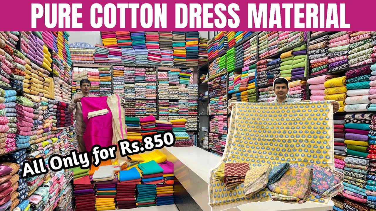दादर मार्केट मुंबई- DADAR HINDMATA MARKET | Pure Cotton Dress Material All Only for Rs.850 |S To 7XL