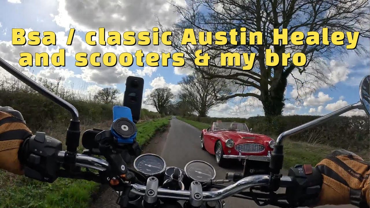 BSA GOLD STAR Easter weekend and spotted a few tasty classics